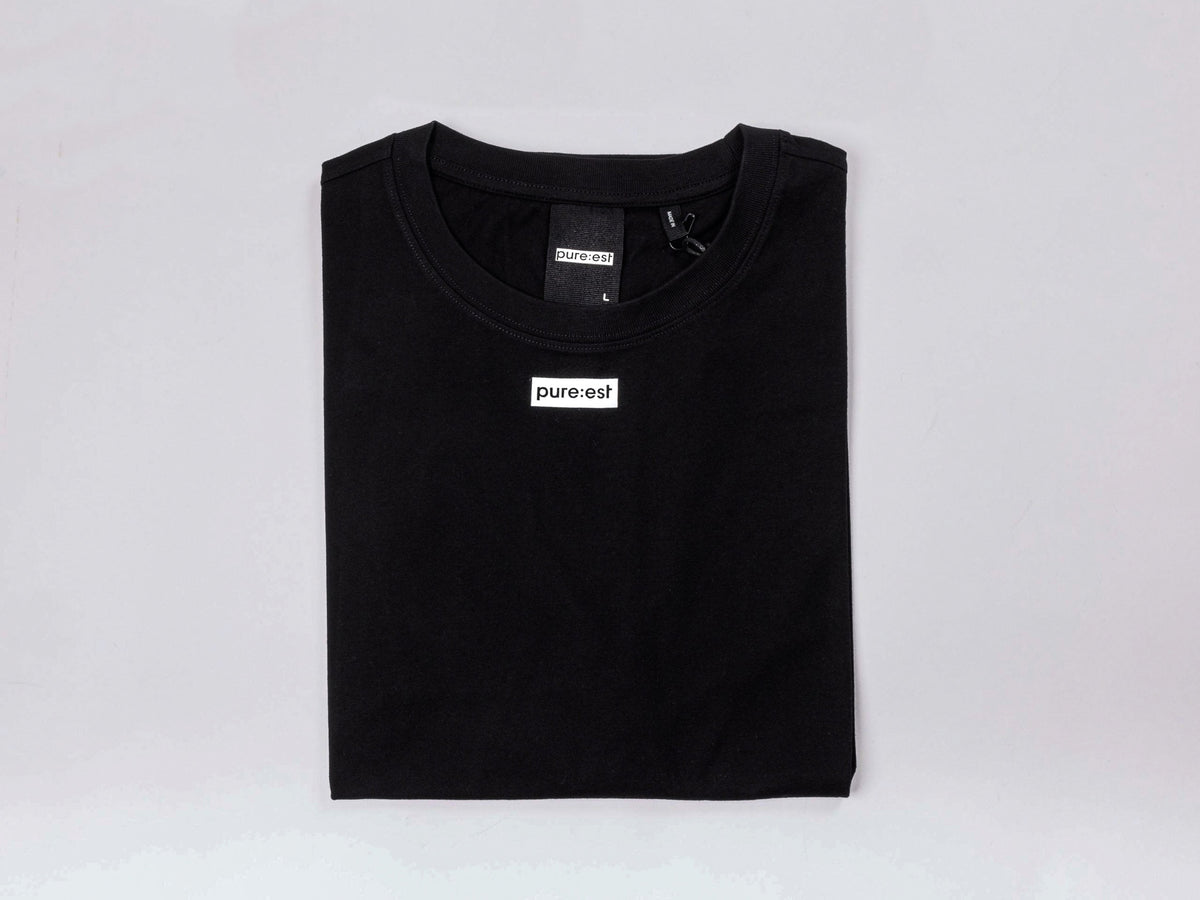 Oversized T-shirt - cold black