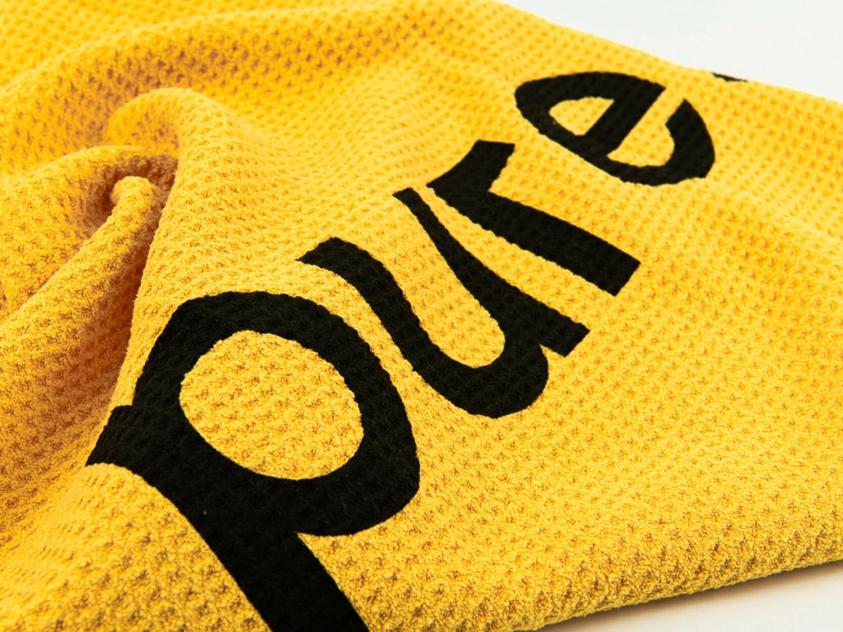 Pureest large micro fiber drying towel - Yellow
