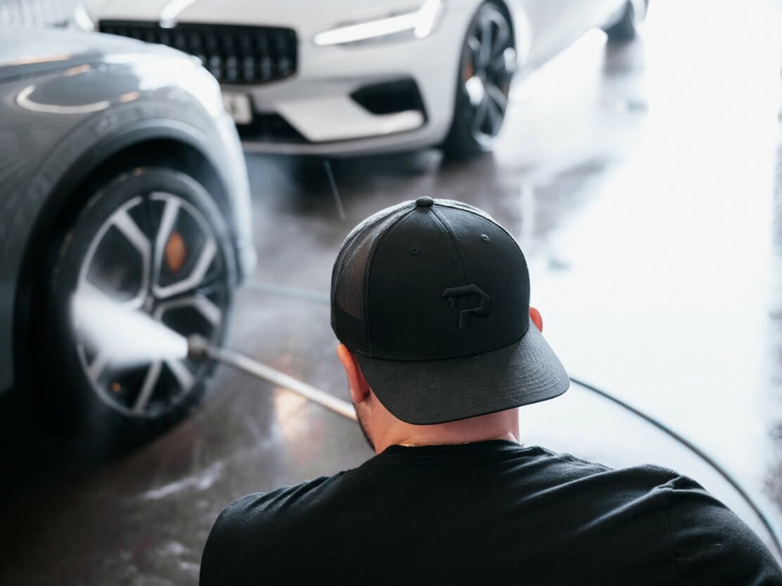 Pureest cap with embrodied logo - Black on black